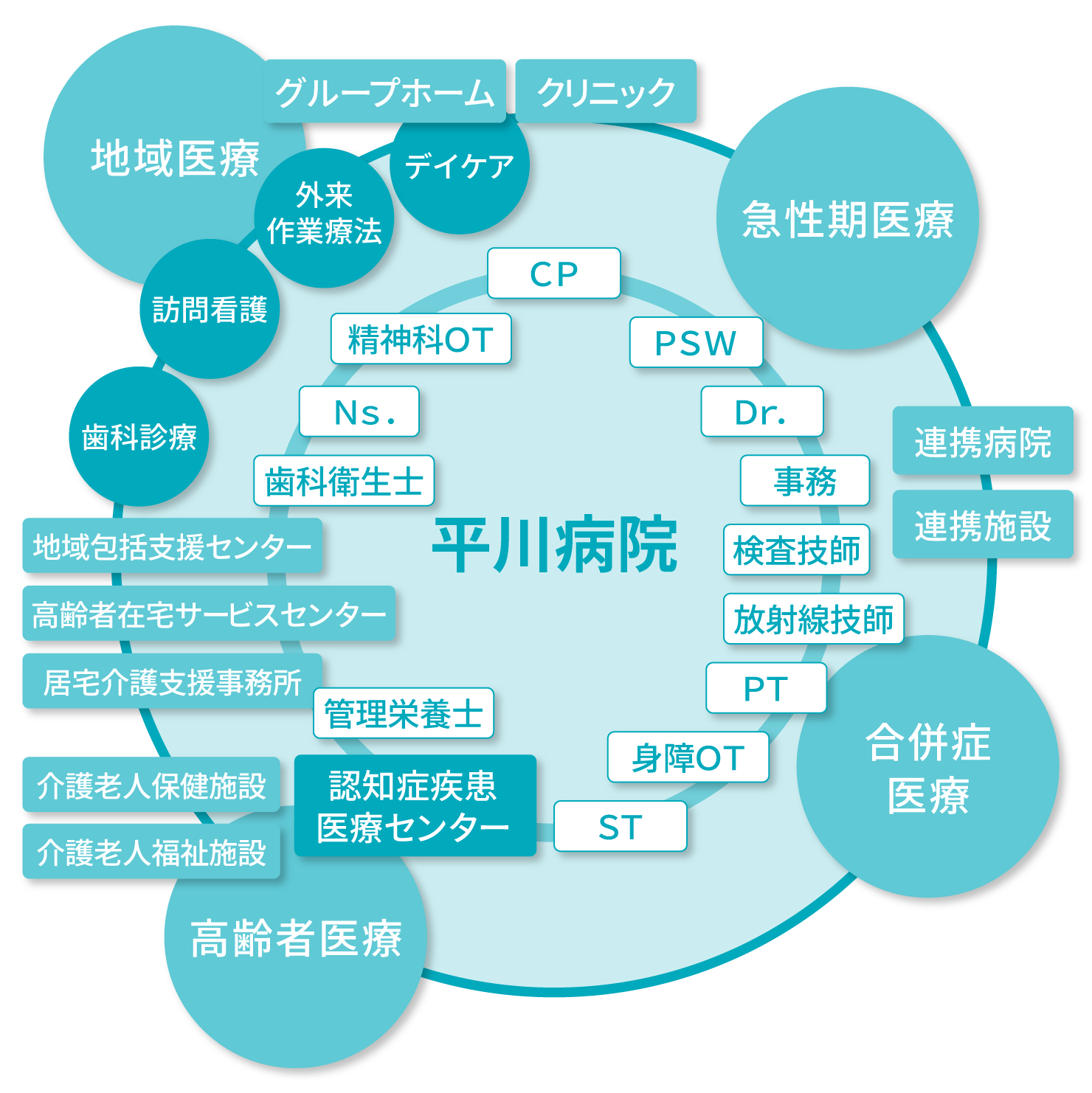 診療協力体制｜平川病院｜精神科・内科｜八王子