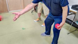 ボッチャをプログラムに取り入れました。