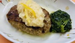 先日の夕食~和風ハンバーグ~