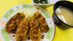 先日の昼食〜カキフライ〜