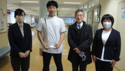 熊本から見学に来てくれました