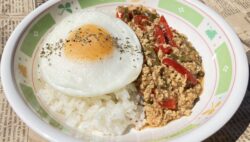 新メニュー《ガパオライス風》