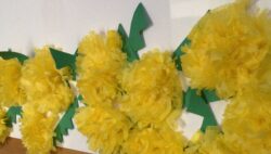 たんぽぽの壁飾り