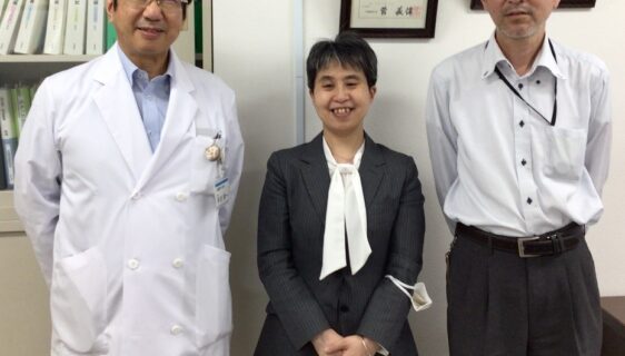 日本医療機能評価機構の横山様が当院へ視察に来られました。