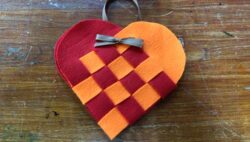 バレンタインのクラフト✂️