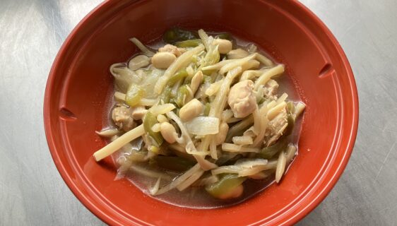 鶏肉とピーマンの中華炒め