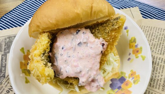 新メニュー🍔白身フライバーガー✨